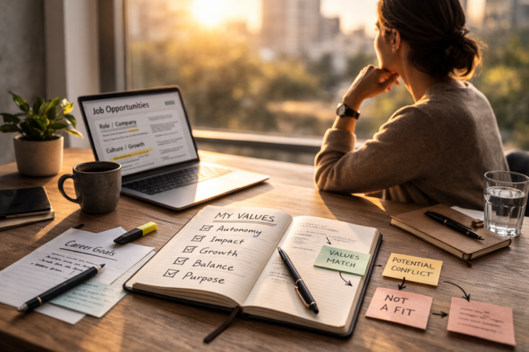 USE VALUES TO FILTER JOB OPPORTUNITIES