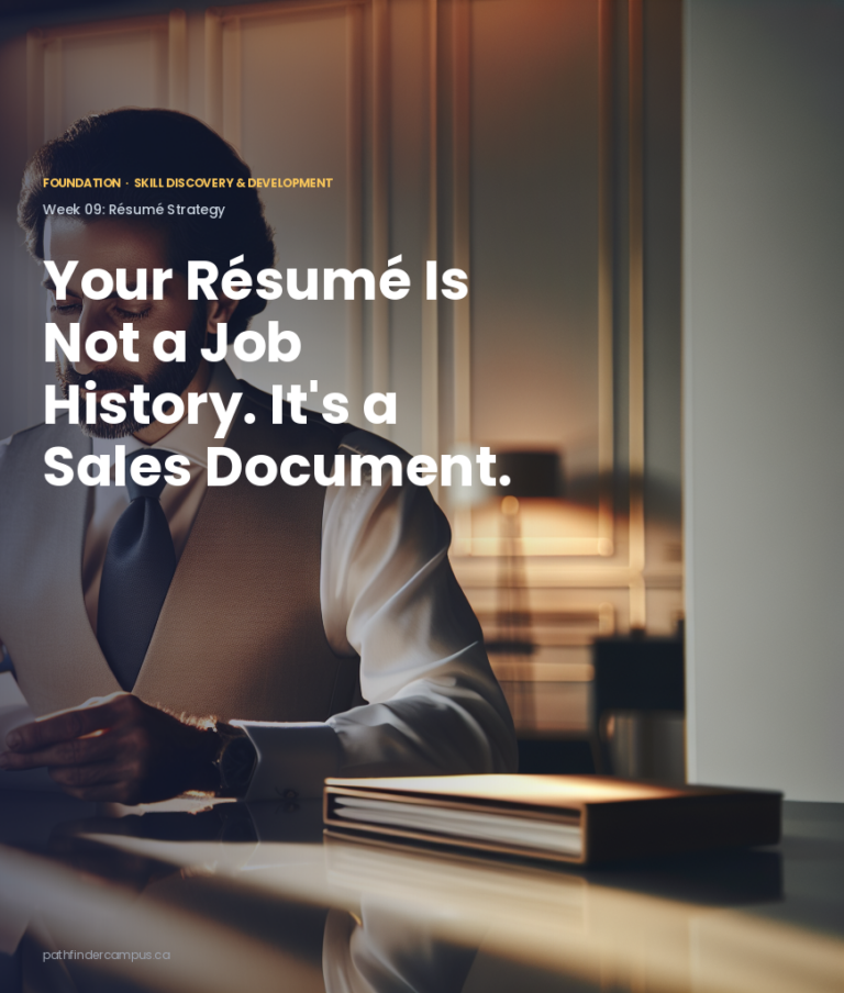 Resume Strategy – Practical Exercise