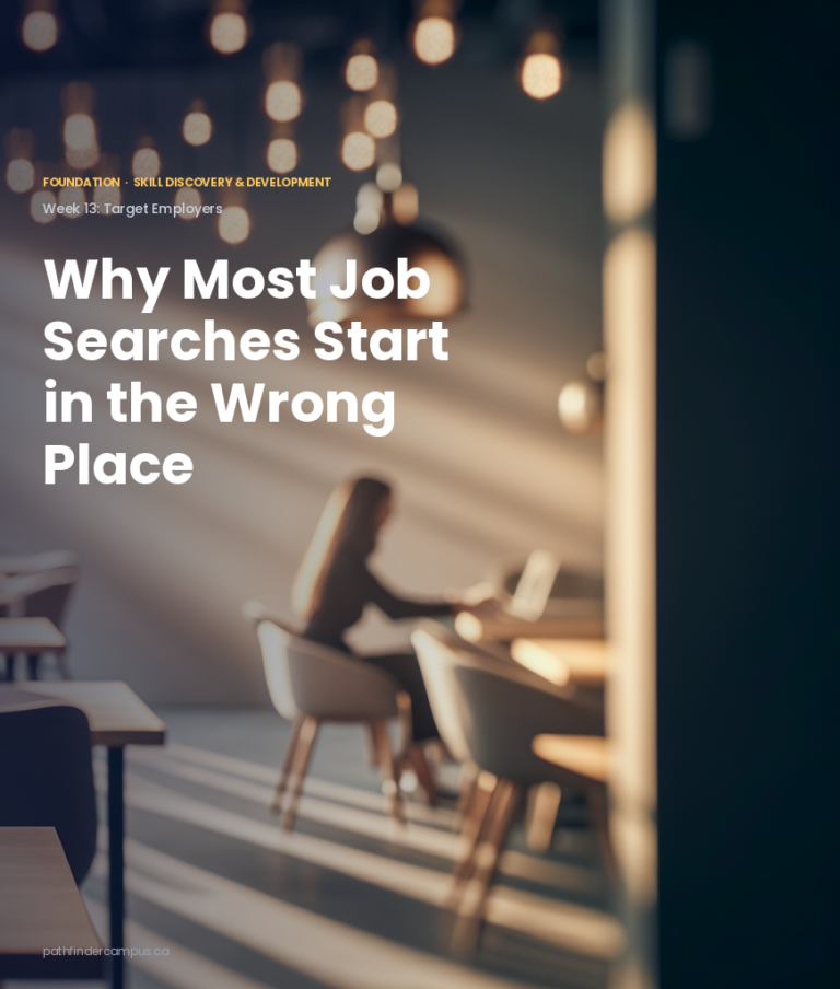 Week 13: Target Employers — Career Compass Video