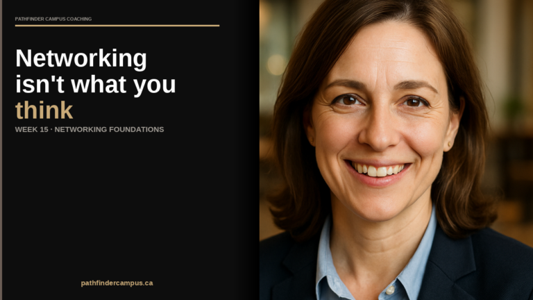 Week 15: Networking Foundations — Career Compass Video